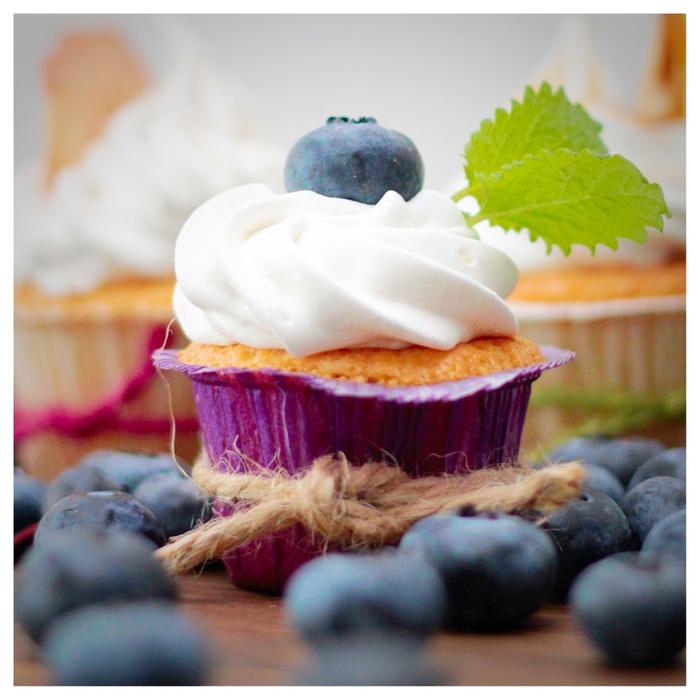 Cupcake Blueberries
