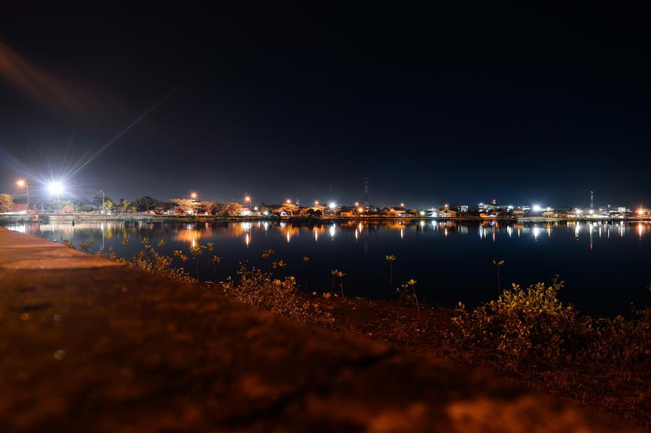 Rumen Aceh Lhokseumawe night view