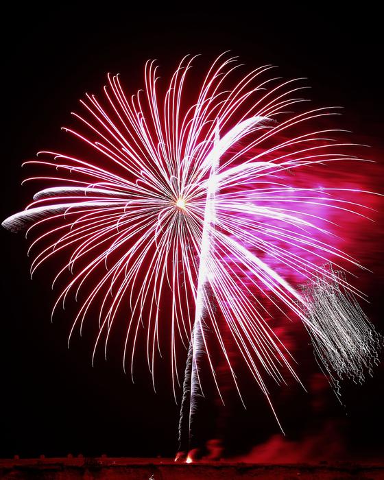 Dark Party Fireworks celebration