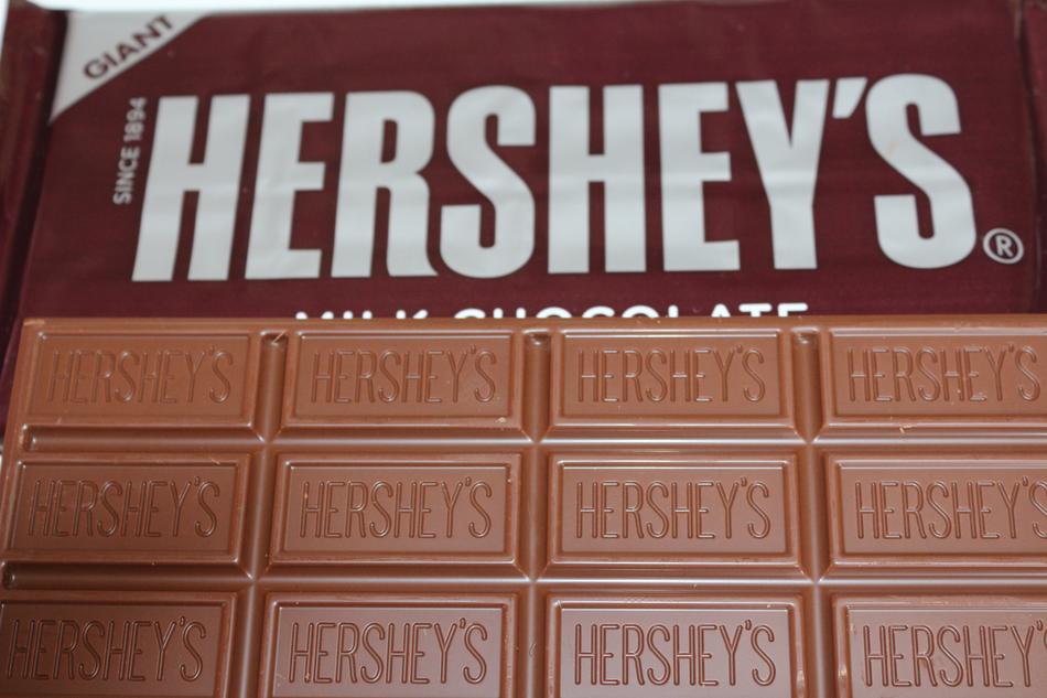 Sweet chocolate bars in cardboard packaging