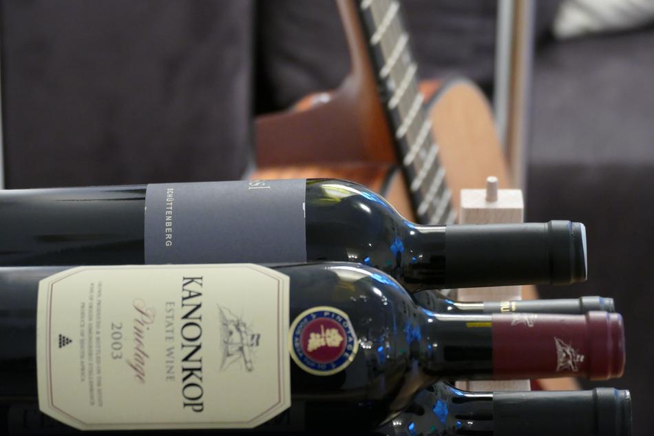 Red Wine South Africa Bottles