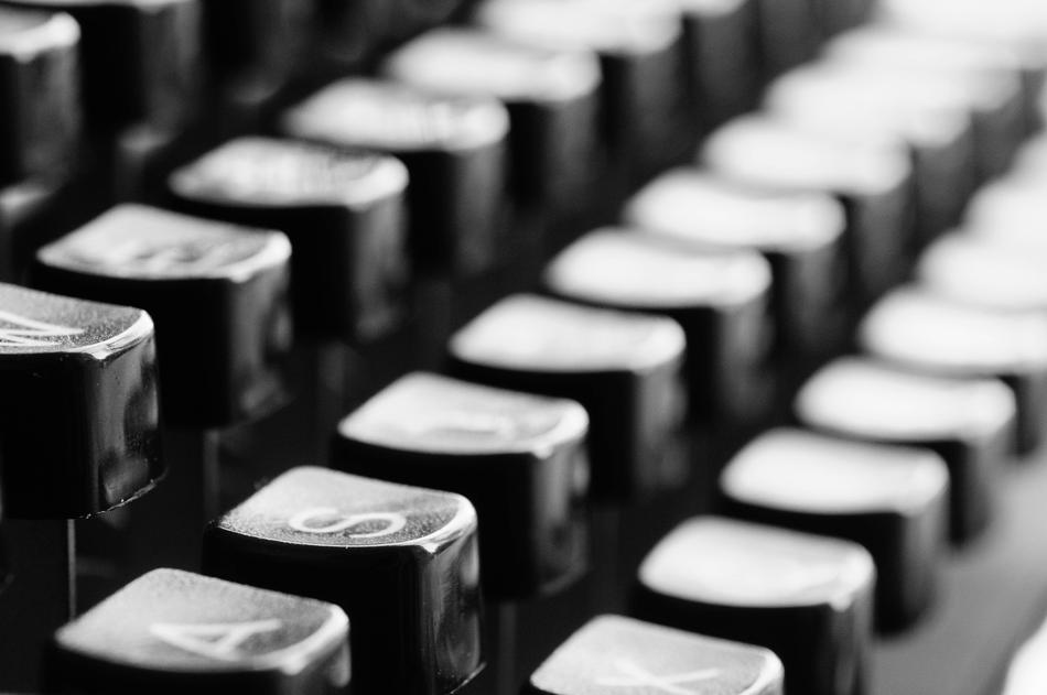 Typewriter Keys Mechanically