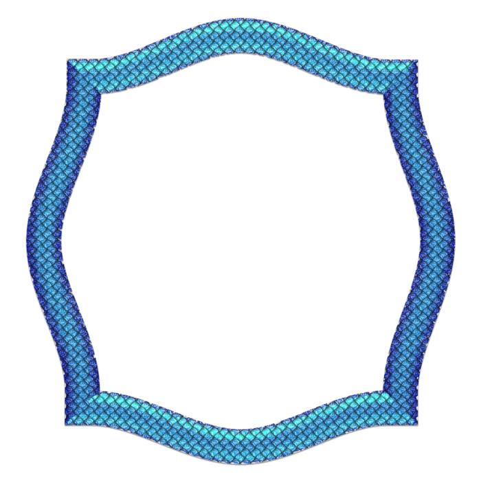 framework scrapbooking deco blue