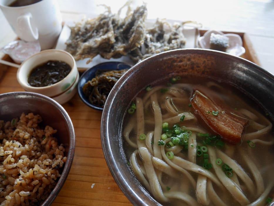 Okinawa Soba Mozuku Seaweed Near cuisine