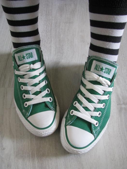 Green All Star Converse