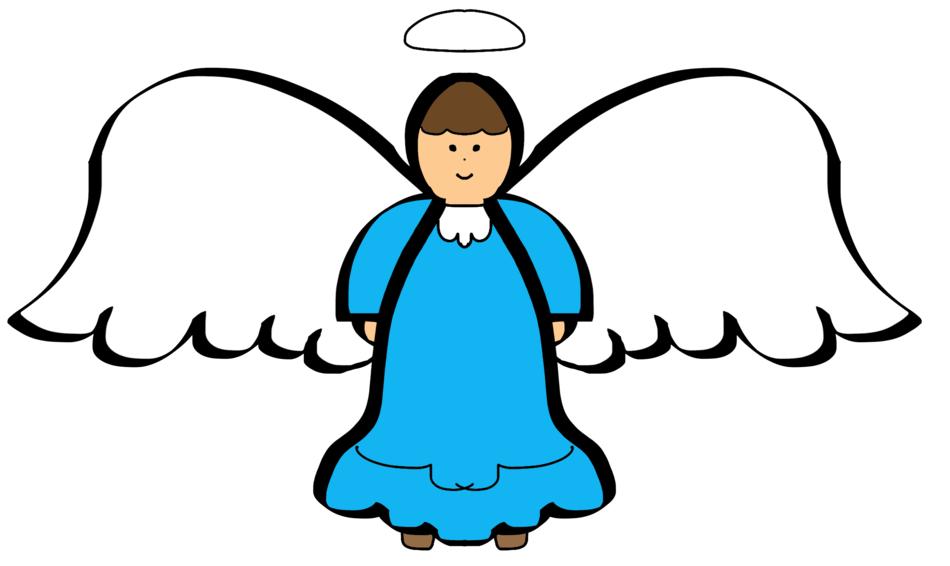 angel heavenly sky peace blue sky