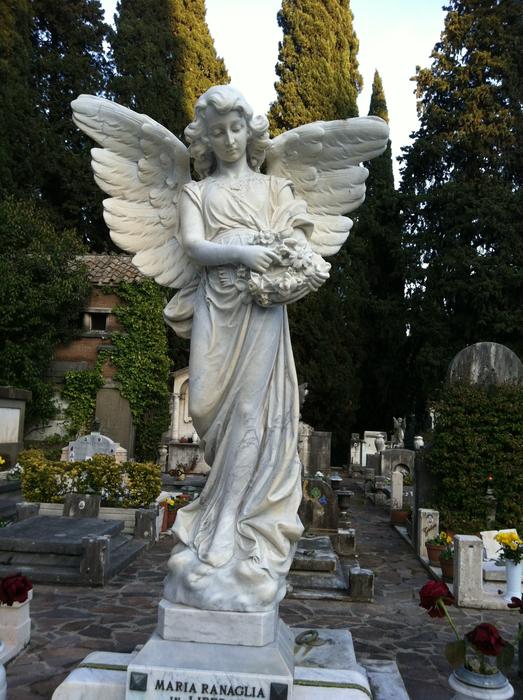 Angel statue on Cemetery
