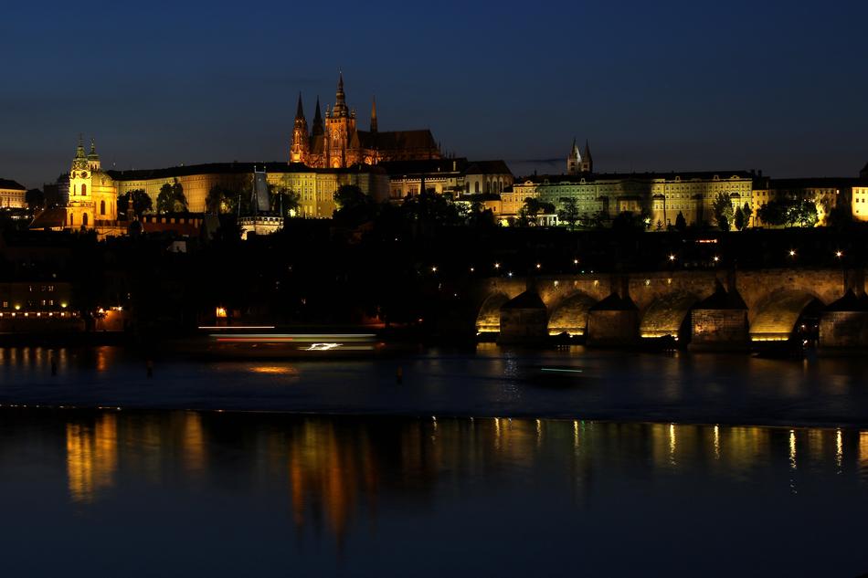 night city in the light