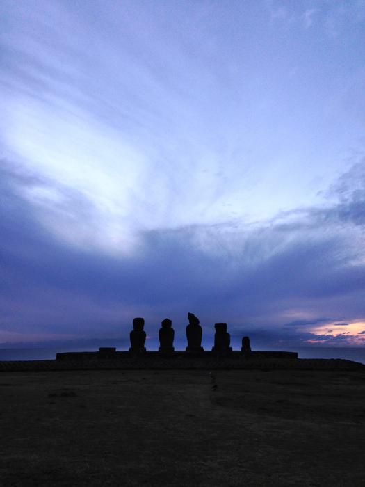 Easter Island Moai Stone statues