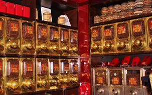 Tea Shop Box Shelf