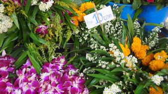 Flowers at Market Marked Price