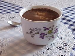 delicious sweet hot coffee