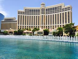 casino building with fountains