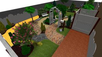 garden flower rodam render