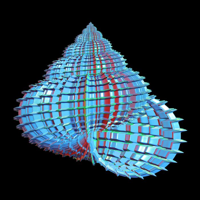 geometric colored shell