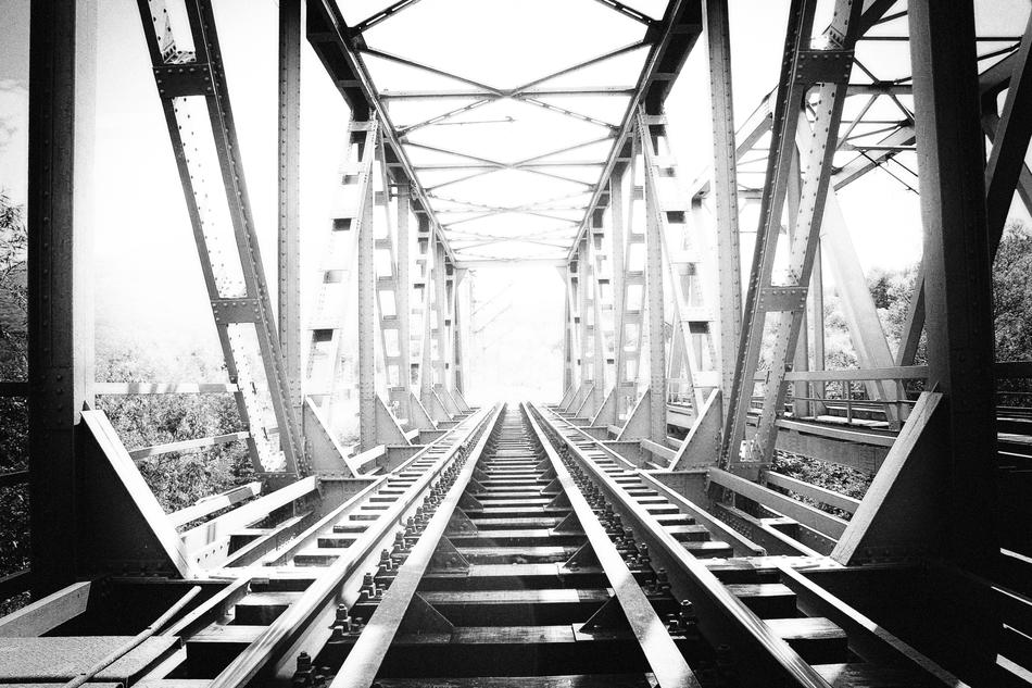 iron bridge for the train