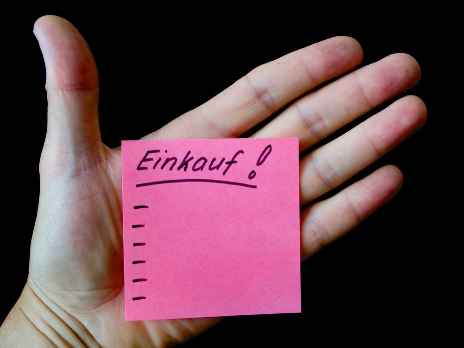Hand Note List free image download