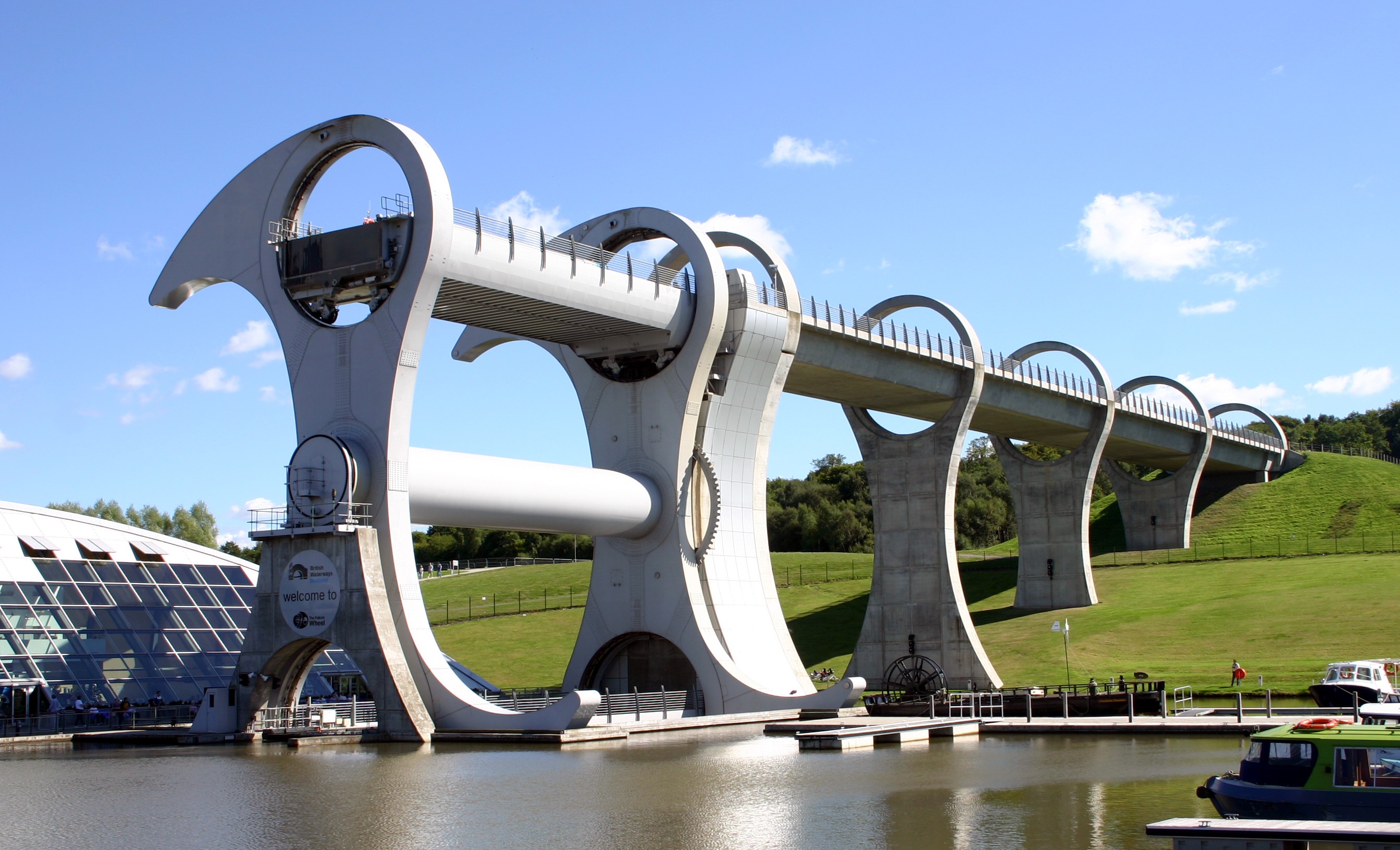 Falkirk Wheel Bridge free image download