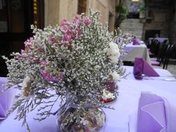 beautiful flowers on the table