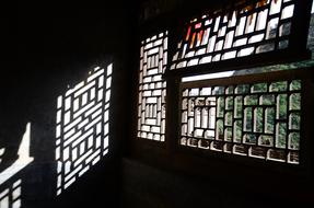 sunlight streaming through the window