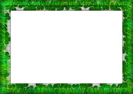 green photo frame