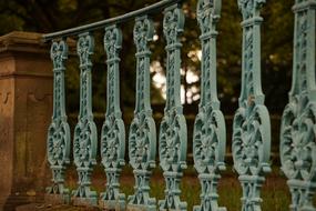 beautiful fence with patterns