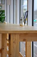 sugar on wooden table