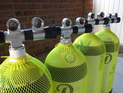 Compressed Air Cylinders Diving