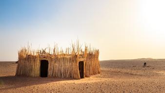 Hut Desert Africa