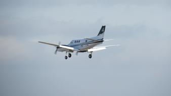 beautiful airplane flying in the sky