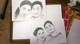 Drawing Graphite Illustration