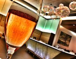 alcoholic beverage on the table