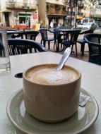 coffee at the restaurant