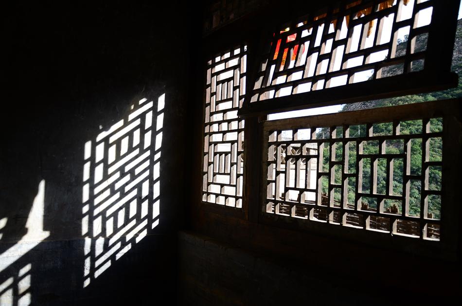 sunlight streaming through the window