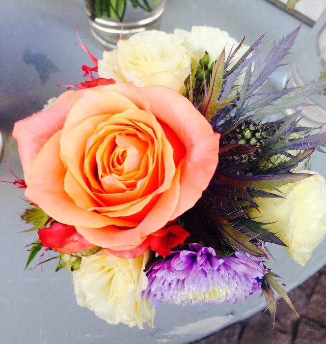 artificial flower on the table