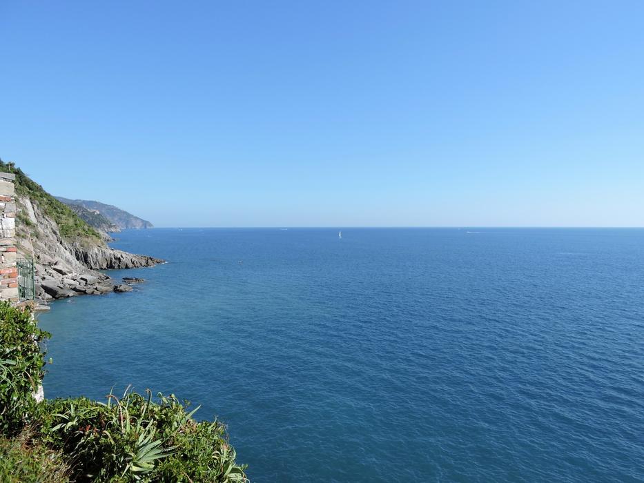 sea view from a high mountain