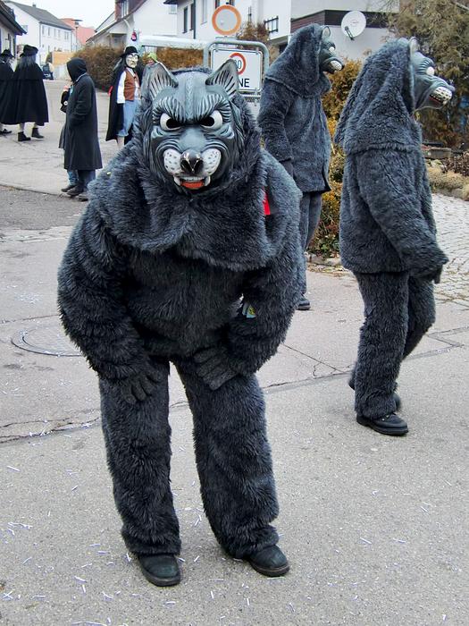 Carnival funny wolf costume