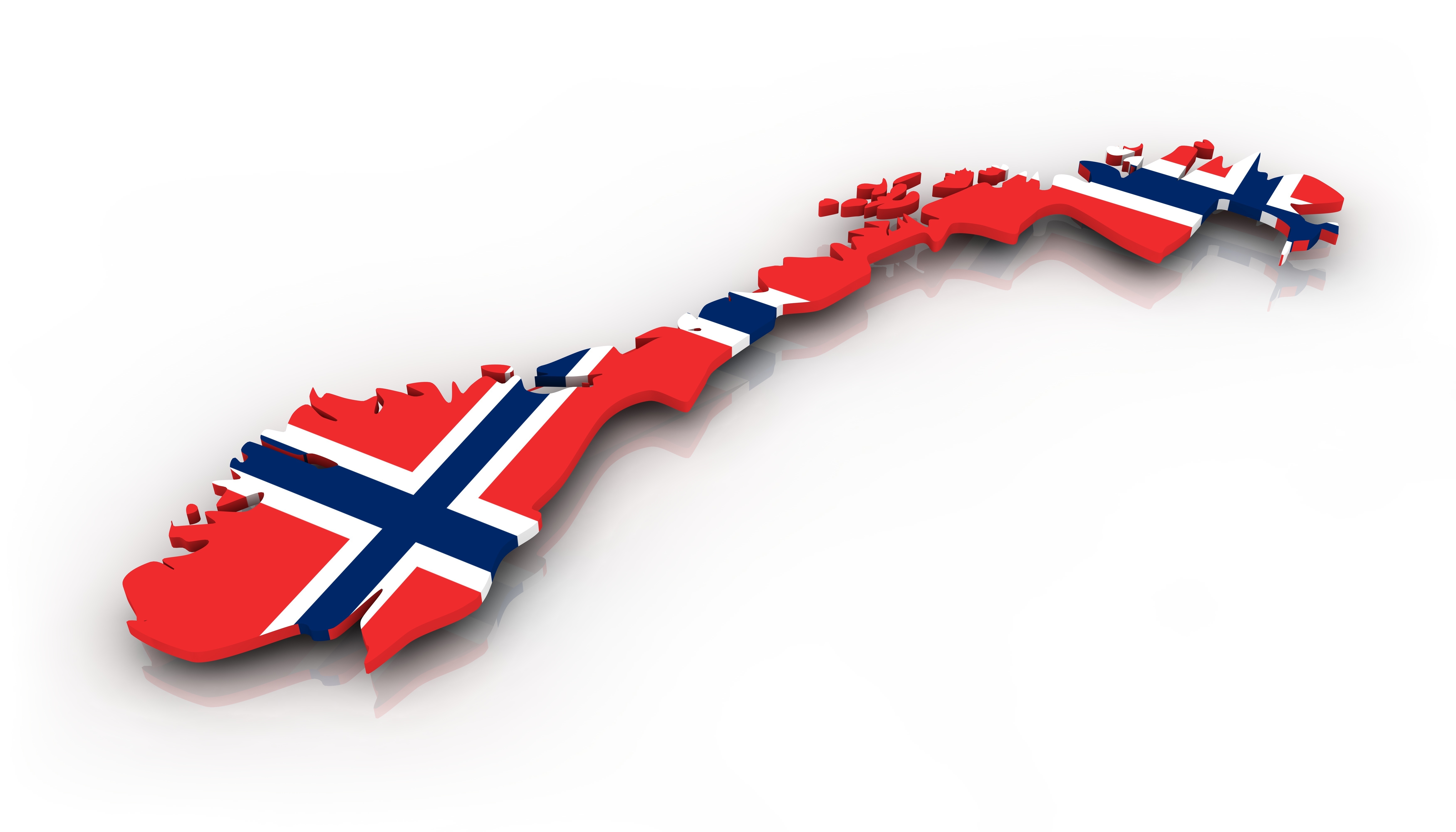Норвегия карта флаг - 96 фото