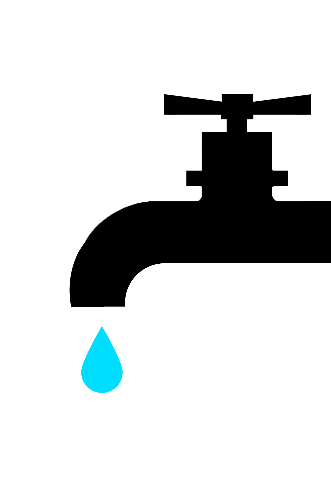 Кран с водой картинка для детей на прозрачном фоне