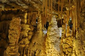 salt buildup in the mine