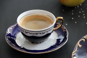 hot beverage in cup