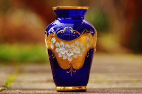 Blue Glass Vase ornament