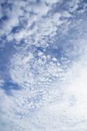 fluffy big clouds in the sky