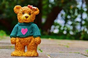 Bears Art Stone Cute Knitting