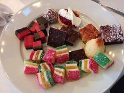 chocolates and colored candies