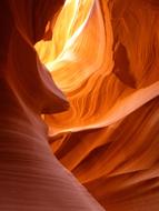 sandy orange cliffs