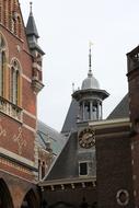 High beautiful houses in amsterdam