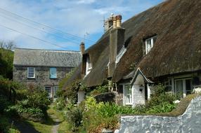 England Cornwall Thatched Roof