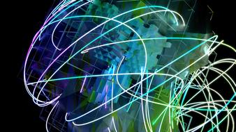 abstract render lines curves