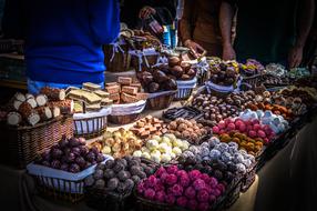sale of sweet sugar treats